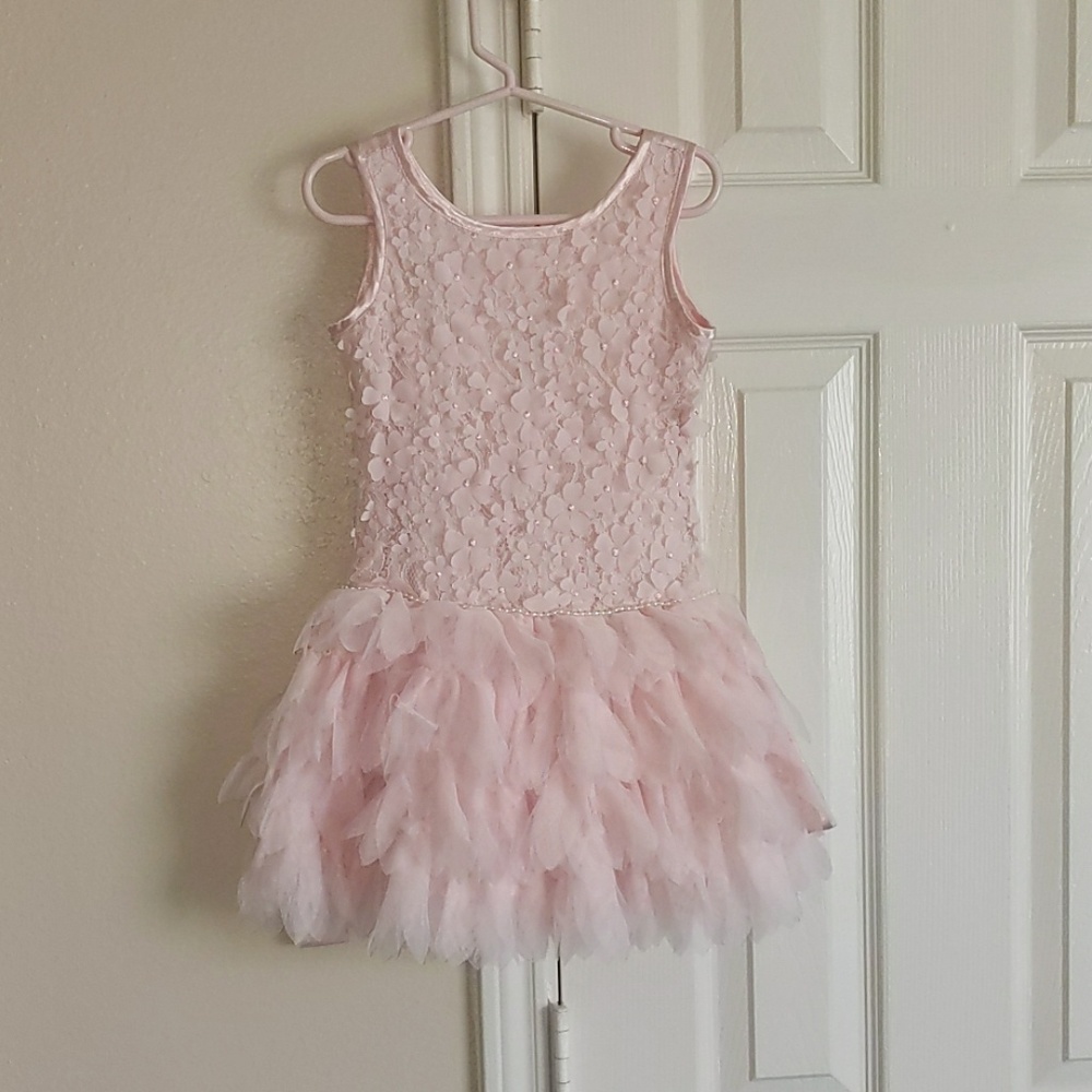 Biscotti pale pink toddler dress